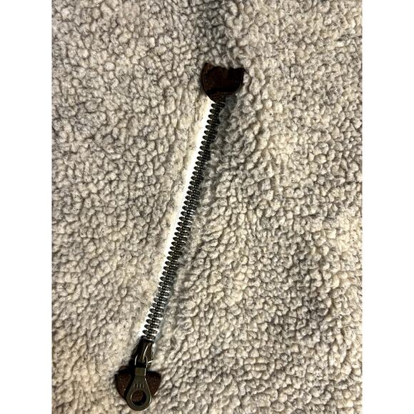 ALF by Kuhl Vintage Vest Womens Fleece Axtec Trim Full Zip Size Medium - Picture 7 of 10